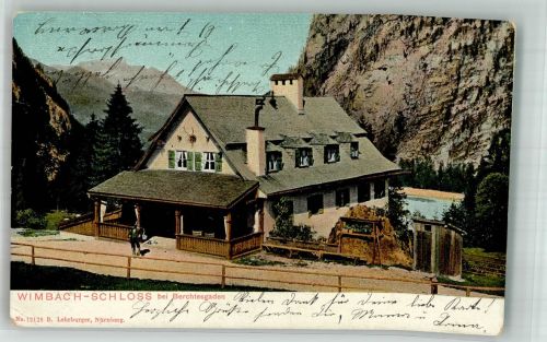 83471 W8240 Berchtesgaden Gebrauchsspuren Wimbach Schloss