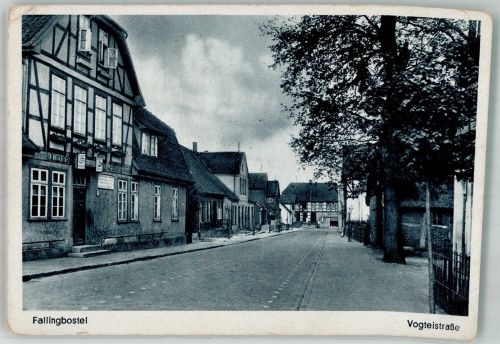29683 W3032 Fallingbostel Gebrauchsspuren Vogteistraße Bäckerei Brezel Schilder