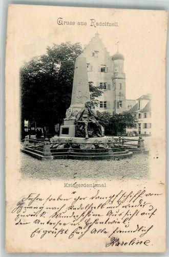 78315 W7760 Radolfzell am Bodensee 1899 - Kriegerdenkmal