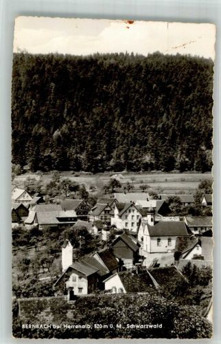 76332 W7506 Bernbach , Schwarzw Foto AK Pension zum Löwen