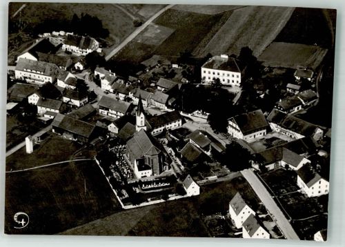 84155 W8318 Bonbruck Foto AK Fliegeraufnahme Kirche