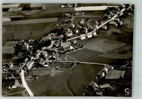 84155 W8318 Bonbruck Foto AK Fliegeraufnahme Kirche