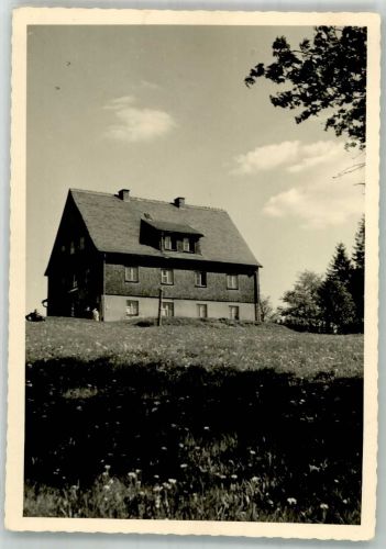 97779 W8781 Geroda , Unterfr Foto AK Ort lt. Stempel Würzburger Haus Farfnsberg