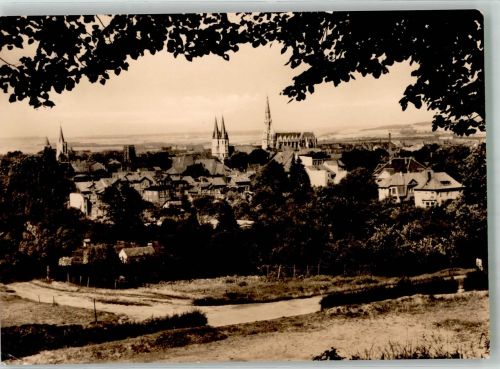 99974 O5700 Mühlhausen , Thür Foto AK Panorama des Ortes mit Marienkirche und Jakobikirche