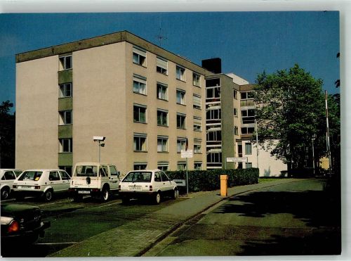 35619 W6333 Braunfels Foto AK Kreiskrankenhaus Falkeneck VW Golf