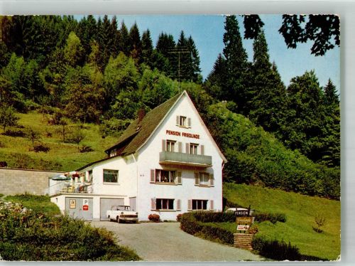 76596 W7564 Kirschbaumwasen , Baden Foto AK Pension Friedlinde