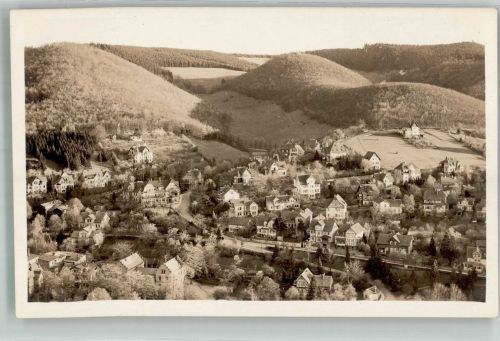 38855 O3700 Wernigerode Foto AK Panorama des Ortes Ort lt. Fotograf Willi Kasig
