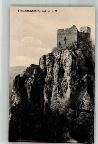 73349 W7346 Wiesensteig 1929 Foto AK Burgruine Reußenstein