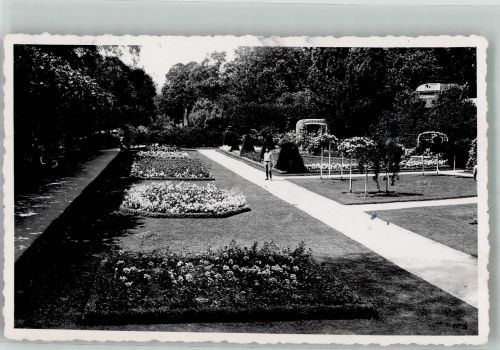97688 W8730 Bad Kissingen 1937 Foto AK Parkanlage Ort lt. Fotograf Otto Pilartz