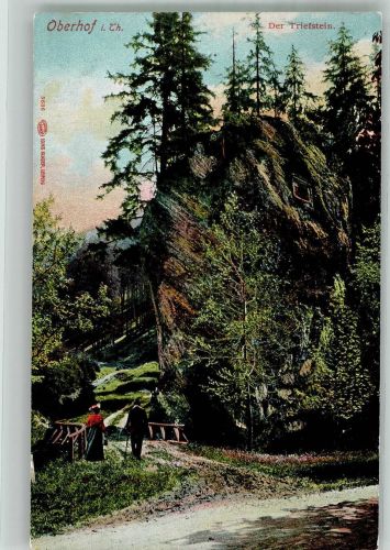 98559 O6055 Oberhof , Thüringen 1912 - Gesteinsformation Der Triefstein Verlag Louis Glaser 5636
