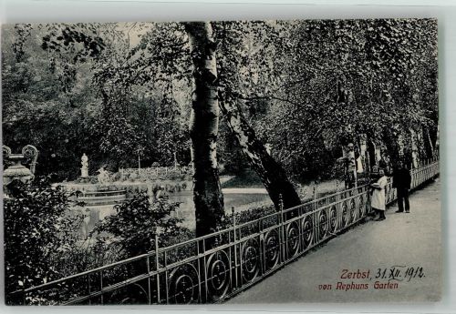 39261 O3400 Zerbst 1912 - Rephuns Garten