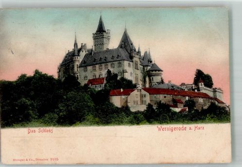38855 O3700 Wernigerode 1905 - Schloss Wernigerode Verlag Stengel & Co. 9105