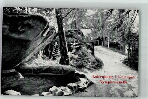 95632 W8592 Luisenburg - Nymphenquelle Hüttenstempel Luisenburg