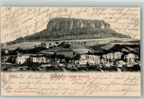 01824 O8305 Königstein , Sächs Schweiz 1902 - Der Pfaffenstein Verlag Hermann Poy 568