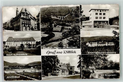 54516 W5560 Wittlich - Schwimmbad Postamt Bahnhof