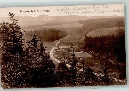 01731 O8216 Kreischa b Dresden 1925 - Teufelsmühle