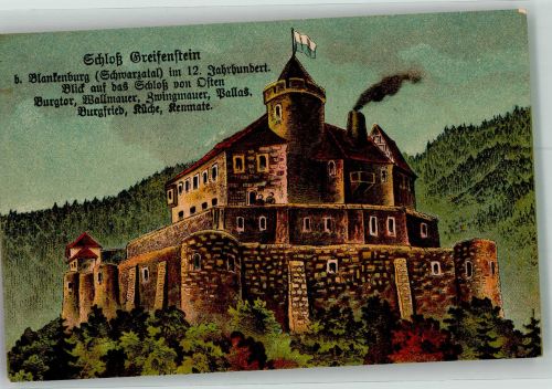 07422 O6823 Bad Blankenburg - Schloss Greifenstein