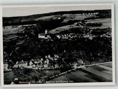 71560 W7158 Reichenberg , Württ - Fliegeraufnahme Schloss