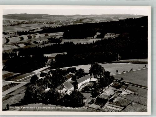 95686 W8591 Tröstau - Fliegeraufnahme Schlossgut Fahrenbach