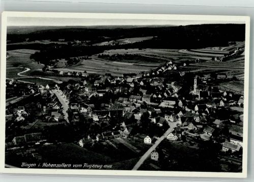 72511 W7481 Bingen b Sigmaringen - Fliegeraufnahme