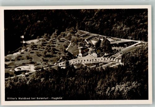 88255 W7982 Baienfurt - Fliegeraufnahme Rittlers Waldbad Schwimmbad