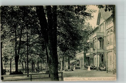 99887 O5805 Georgenthal , Thüringerw - Kurhaus Hotel Schützenhof