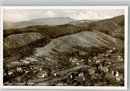 77704 W7602 Tiergarten , Baden - Fliegeraufnahme Gasthaus Zum Ochsen