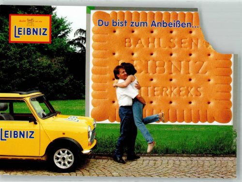 W3000 Hannover Leibniz Butterkeks Werbung Bahlsen Keks Werbe AK