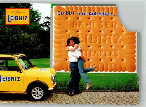 W3000 Hannover Leibniz Butterkeks Werbung Bahlsen Keks Werbe AK