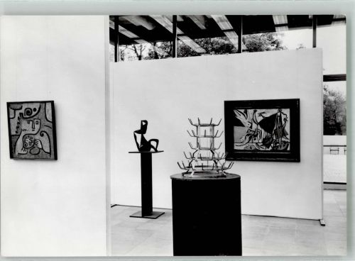 Wien 3. Bezirk, Landstraße Werke von Klee Laurens und Duchamp im Museum des 20. Jahrhunderts Kunstausstellung Foto AK