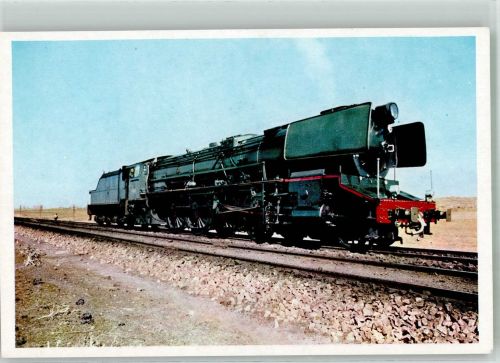Reisezuglok Confederation der spanischen Eisenbahn Dampflokomotive Foto AK