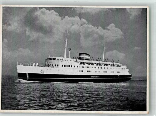 Fährschiff MF Kong Frederik IX Fähre Foto AK