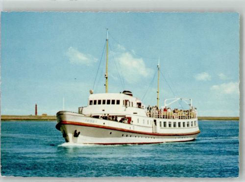 W2982 Norderney Motorschiff Frisia II Seebäderschiff Foto AK