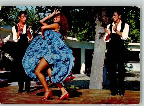 Andalusiertanz Rumba Spanien Volkstanz Foto AK