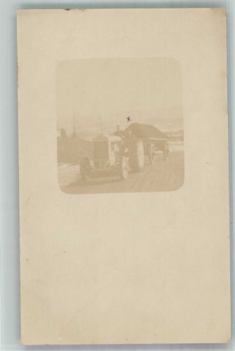 Oetwil am See Ort lt. Stempel Traktor 1929 Privatfoto AK
