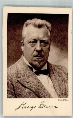 Portrait von Hugo Eckener Fotograf Wilcke Zeppelin