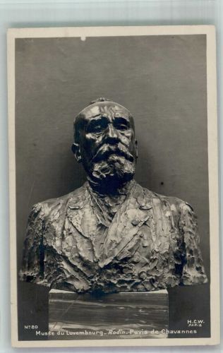 Paris Büste des Pavis de Chavannes im Musee du Luxembourg Rodin, F.-A.-R.