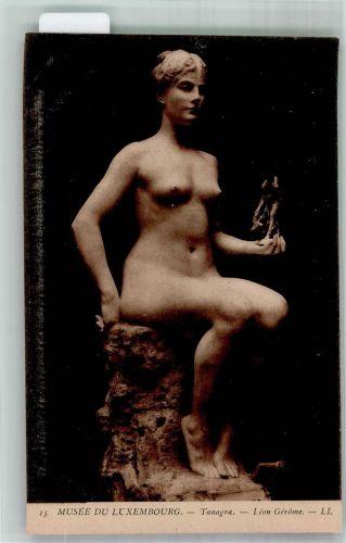 Paris Skulptur Tanagra von Leon Gerome im Musee du Luxembourg Skulptur (Erotik)