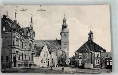 26789 W2950 Leer Ostfriesland 1906 - Marktplatz