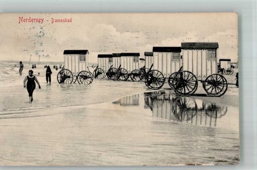 26548 W2982 Norderney 1909 - Badewagen
