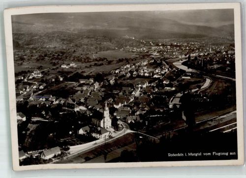76571 W7560 Bad Rotenfels FOTO KEINE AK Fliegeraufnahme Original aufmontierte Verlagsmusterkarte