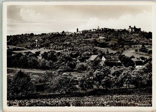 74638 W7112 Waldenburg , Württ FOTO KEINE AK Original aufmontierte Verlagsmusterkarte