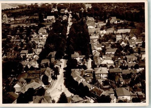 22926 W2070 Ahrensburg Gebrauchsspuren Fliegeraufnahme vom Rondell und Grosser Straße