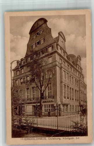 47051 W4100 Duisburg 1918 Gebrauchsspuren Rheingoldhaus Königstraße 54