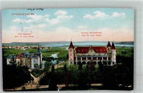 23714 W2423 Bad Malente-Gremsmühlen 1916 - Kurhaus Gremsmühlen mit Villa Elisabeth Verlag Julius Simonsen No. 2199