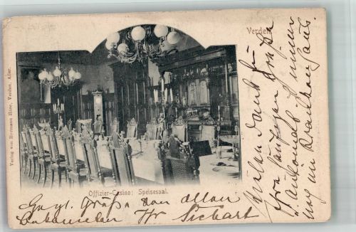 27283 W2810 Verden Aller 1901 - Offizierskasino Speisesaal