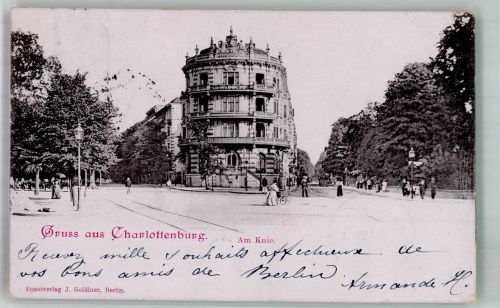 10115 W1000 Charlottenburg 1900 - Am Knie mit Hotel Bismarck