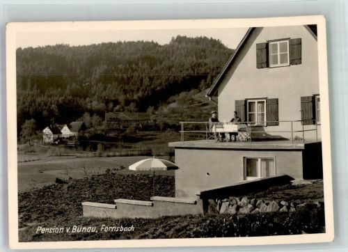 71540 W7157 Fornsbach , Württ Foto AK Pension Von Bünau