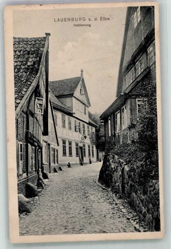 21481 W2058 Lauenburg , Elbe 1908 - Hohler Weg Verlag Dr. Trenkler Co.