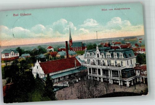 23843 W2060 Bad Oldesloe 1911 - Kurhaus mit Peter-Paul-Kirche